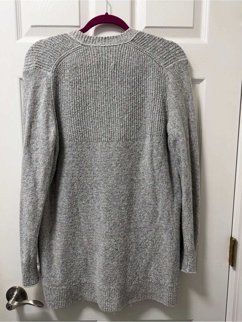 Vintage Abercrombie & Fitch Long Cardigan – Gray | Size L - Picture 7 of 8